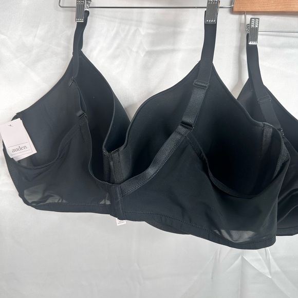 2‎ Auden Black Bras NWT Size 48DDD Lightly Lined Full Coverage Underwire - Picture 4 of 13